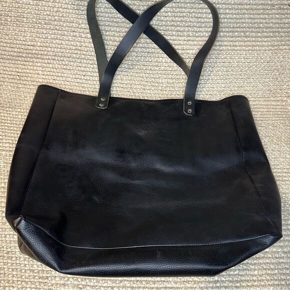 New GRACIE GREENE Serengeti burlap/leather tote bag - Picture 5 of 10